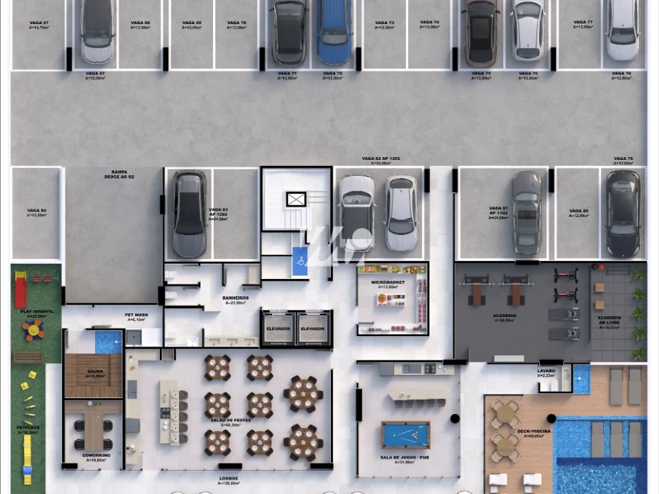 Apartamento em Pedra Branca, Palhoça. 3 quartos, 100m². Imagem 23 de 24