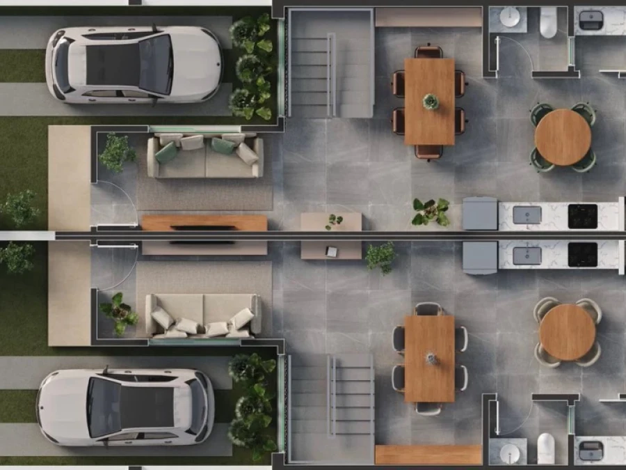 Sobrado Geminado em Nova Palhoça, Palhoça. 3 quartos, 114m². Imagem 2 de 3