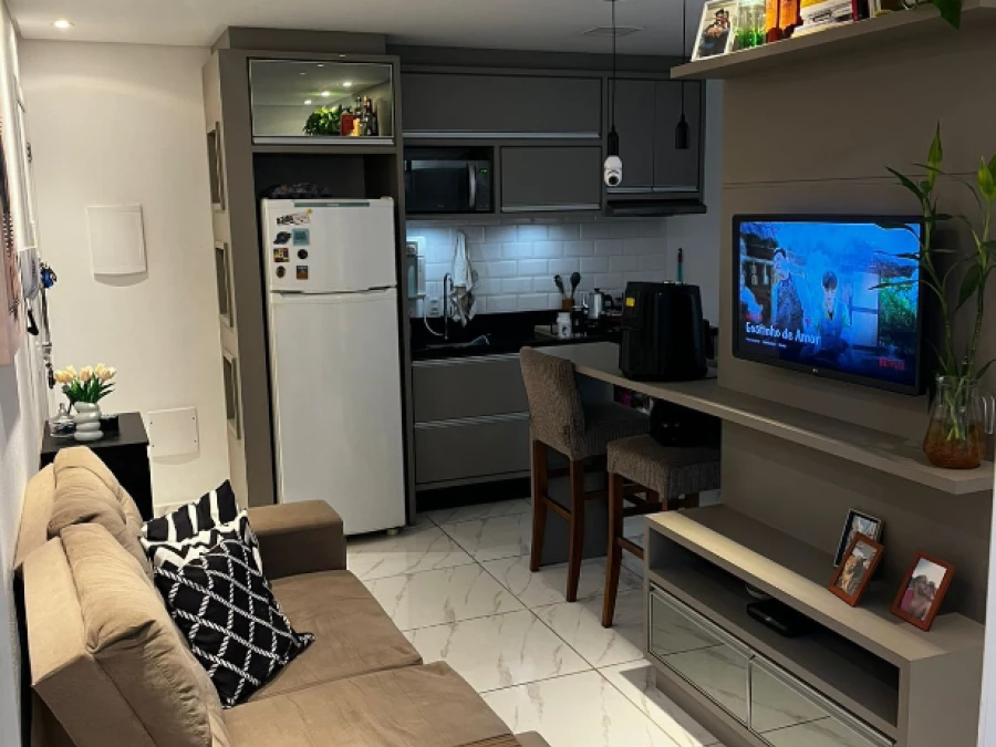 Apartamento em Forquilhas, São José. 2 quartos, 48m². Imagem 3 de 8