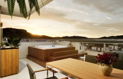 Apartamento com 2 quartos em Pedra Branca, Palhoça