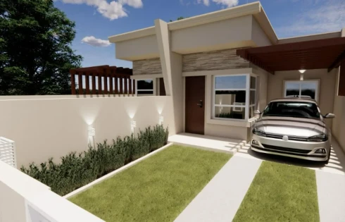 Casa Geminada com 2 quartos em Forquilhas, São José