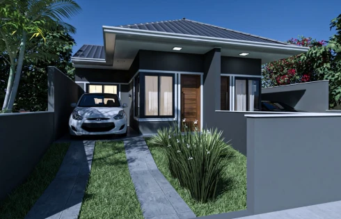 Casa Geminada com 2 quartos em Nova Palhoça , Palhoça