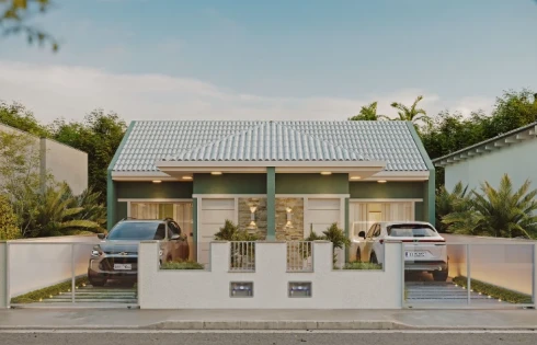 Casa Geminada com 2 quartos em Forquilhas, São José
