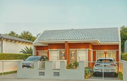 Casa Geminada com 2 quartos em Forquilhas, São José