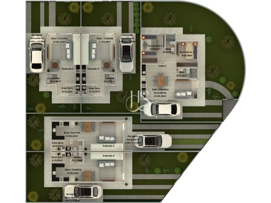 Sobrado Geminado em Guarda do Cubatão, Palhoça. 2 quartos, 67m². Imagem 14 de 14