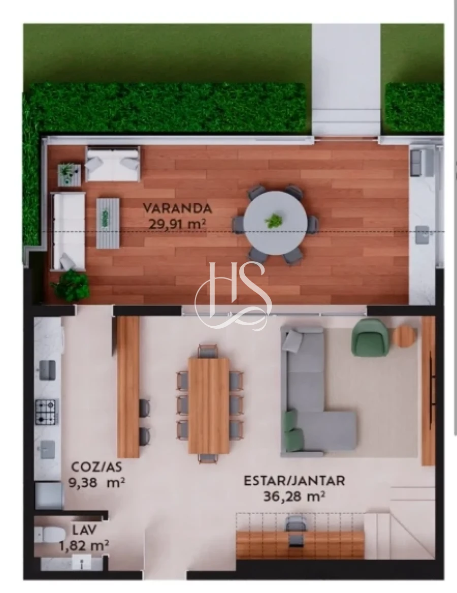 Apartamento em Pedra Branca, Palhoça. 3 quartos, 149m². Imagem 7 de 8