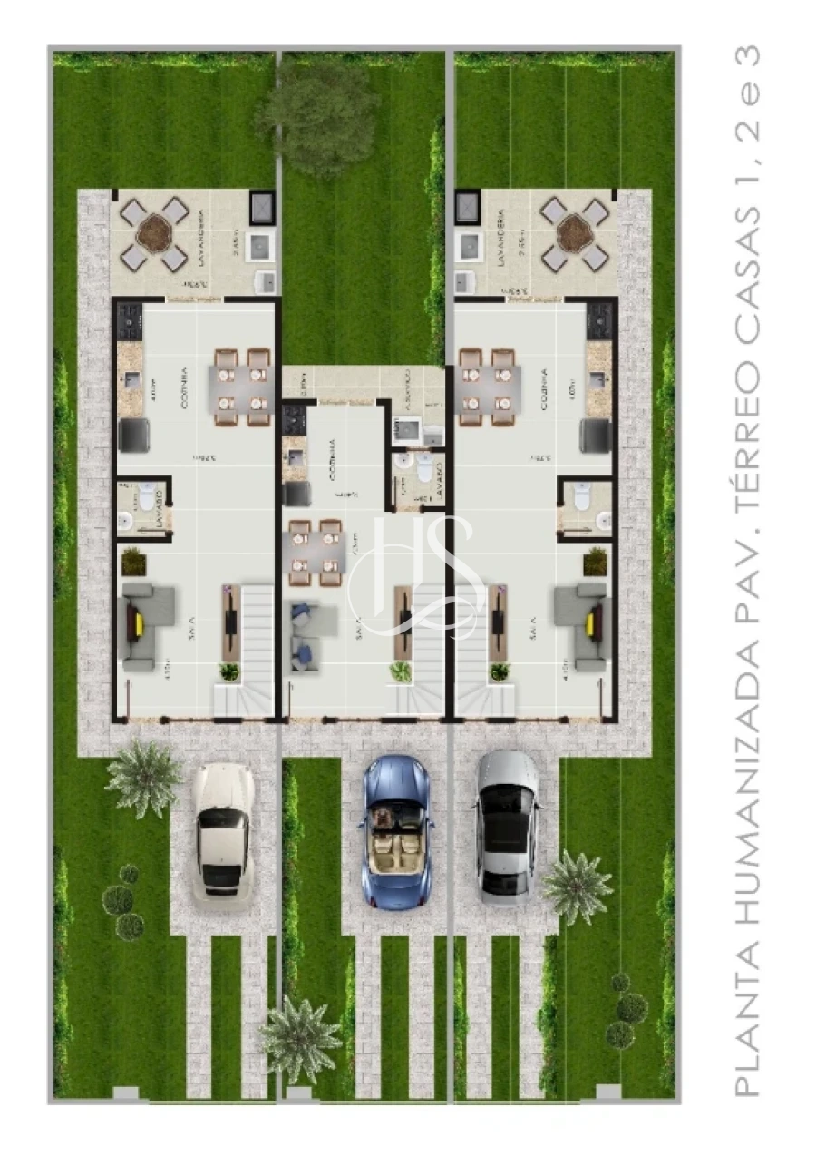 Sobrado Geminado em Aririú, Palhoça. 3 quartos, 107m². Imagem 6 de 6