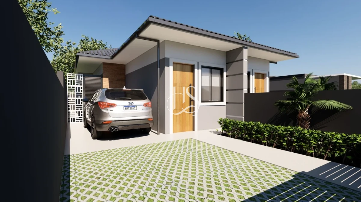 Casa Geminada em Forquilhas, São José. 2 quartos, 48m². Imagem 3 de 5