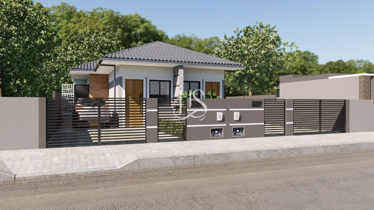 Casa Geminada em Forquilhas, São José. 2 quartos, 48m². Imagem 2 de 5