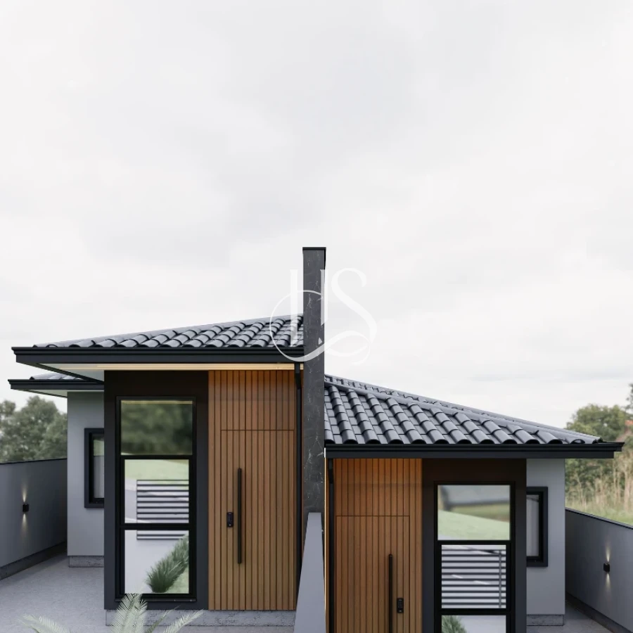 Casa Geminada em Forquilhas, São José. 2 quartos, 50m². Imagem 2 de 9