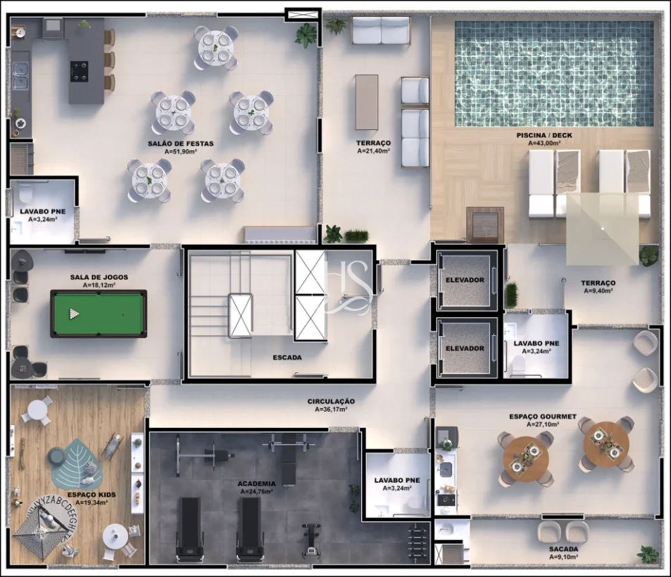 Apartamento em Pedra Branca, Palhoça. 2 quartos, 76m². Imagem 10 de 10