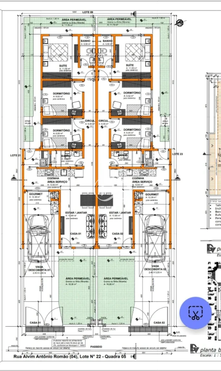 Casa Geminada em Guarda do Cubatão, Palhoça. 3 quartos, 97m². Imagem 6 de 6