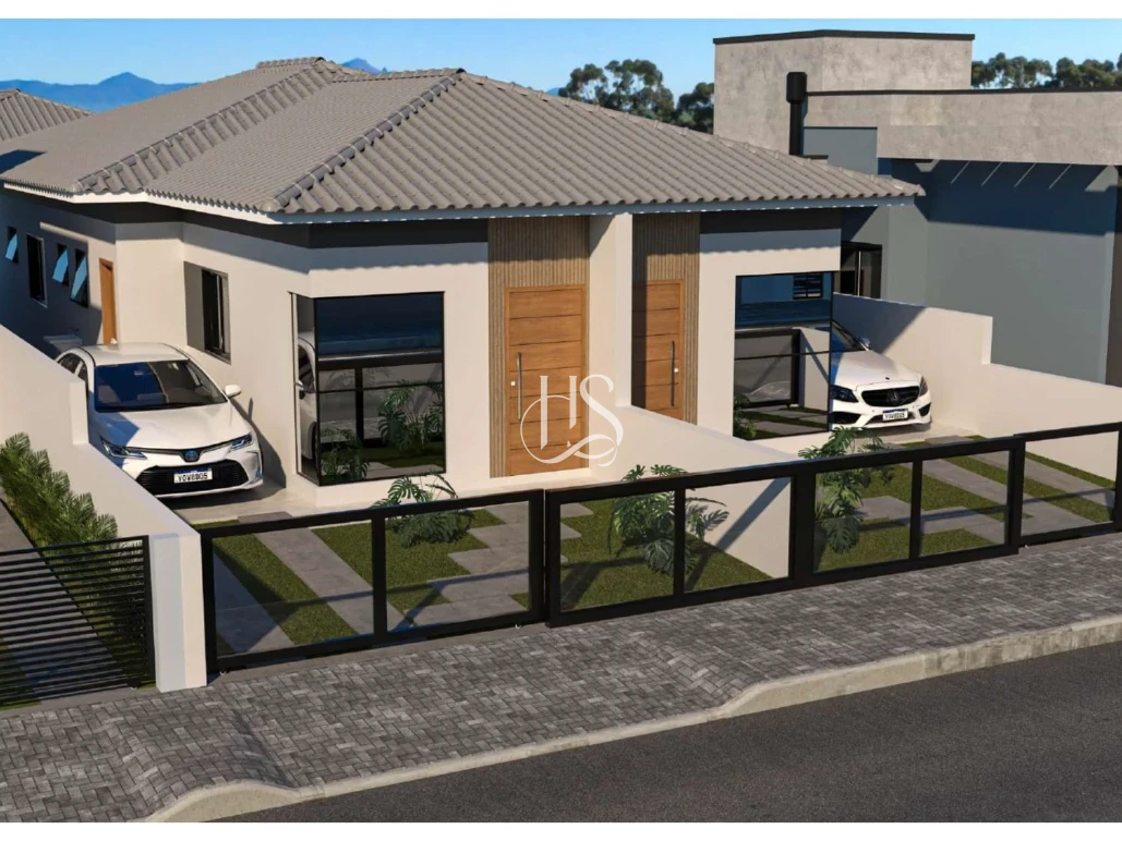 Casa Geminada em Guarda do Cubatão, Palhoça. 2 quartos, 64m². Imagem 2 de 8