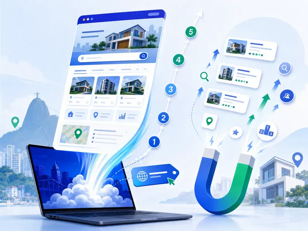 Como criar um site para imobiliária em 5 passos, do domínio ao SEO