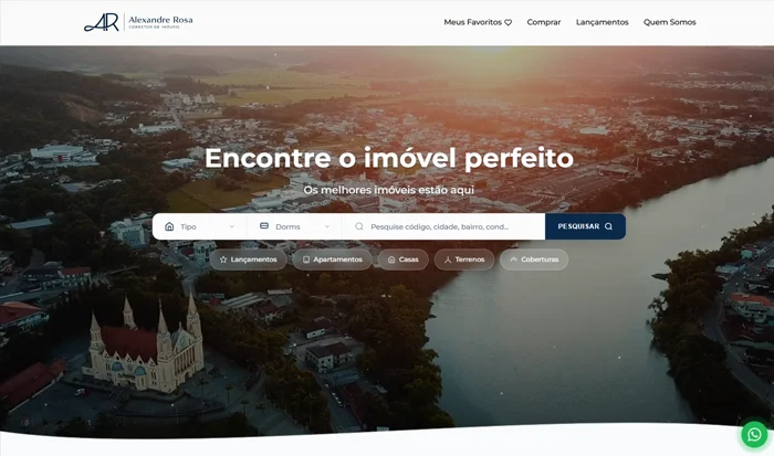 Site cliente Imobisoft