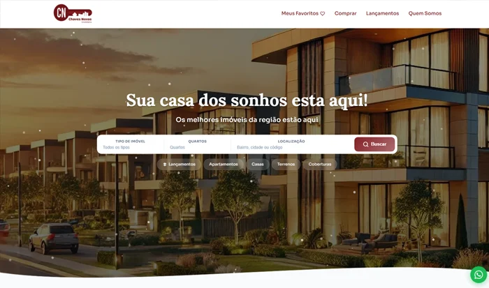 Site cliente Imobisoft