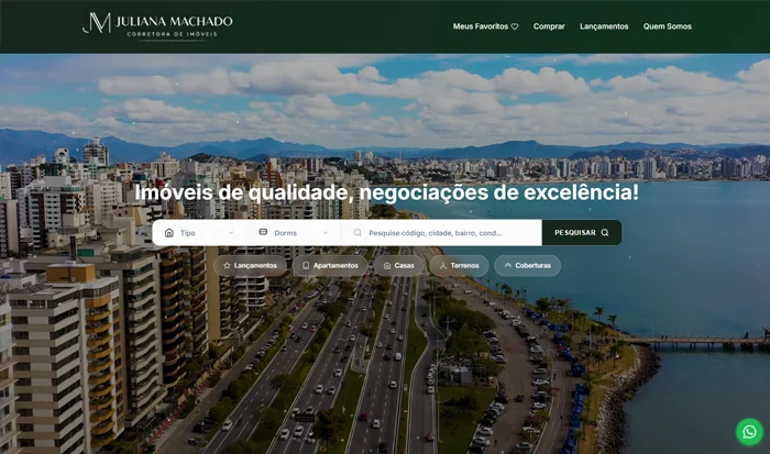 Site cliente Imobisoft