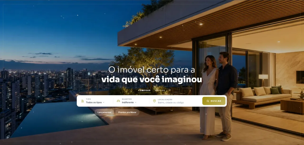 Template de site para imobiliária da Imobisoft