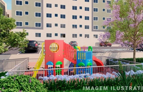 Apartamento com 2 quartos em Querência, Viamão