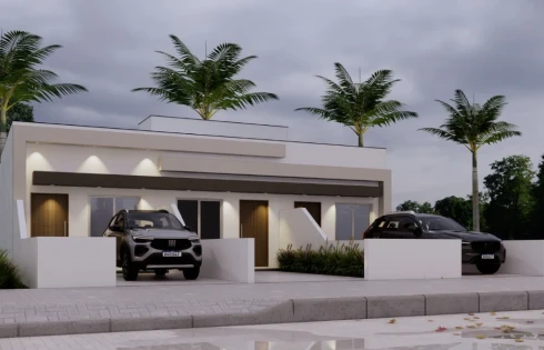 Casa Geminada 2 Quartos 50m² - Esmeralda